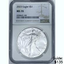 2023 Silver Eagle NGC MS70
