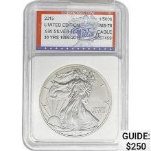 2015 Silver Eagle IGS MS70