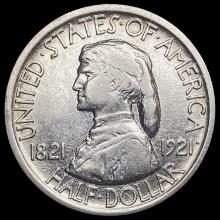 1921 Missouri Centennial Half Dollar NEARLY UNCIRC NEARLY UNCIRCULATED