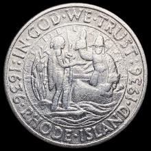 1936 Rhode Island Half Dollar CLOSELY UNCIRCULATED CLOSELY UNCIRCULATED