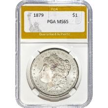 1879 Morgan Silver Dollar PGA MS65