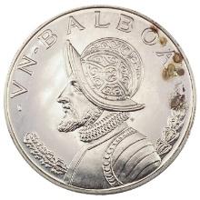 1971 Panama Silver Balboa CLOSELY UNCIRCULATED