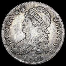 1808 Capped Bust Half Dollar LIGHTLY CIRCULATED