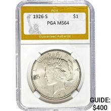 1926-S Peace Dollar PGA MS64
