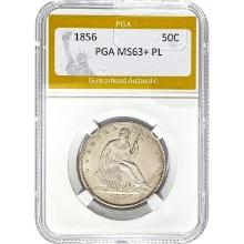1856 Seated Liberty Half Dollar PGA MS63