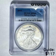 2015 Silver Eagle PCGS MS69