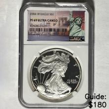 2004-W Silver Eagle NGC PF 69 Ultra Cameo