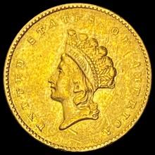1855 Indian Princess Head Gold Dollar LIGHTLY CIRC LIGHTLY CIRCULATED
