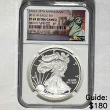 2011-W Silver Eagle NGC PF 69 ULTRA CAMEO