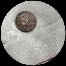 1857 Flying Eagle Cent LIGHTLY CIRCULATED