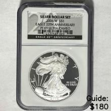 2006-W Silver Eagle NGC PF 69 Ultra Cameo