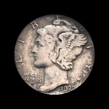 1920-S Silver Mercury Dime LIGHTLY CIRCULATED