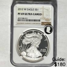 2012-W Silver Eagle NGC PF 69 Ultra Cameo