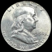 1954-D Silver Franklin Half Dollar UNCIRCULATED