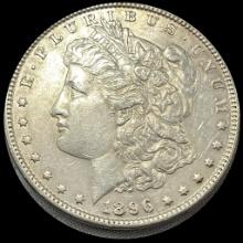 1896 Silver Morgan Dollar ABOUT UNCIRCULATED