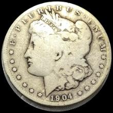 1904-S Silver Morgan Dollar LIGHTLY CIRCULATED