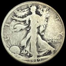 1919 Walking Liberty Half Dollar LIGHTLY CIRCULATED