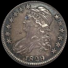 1829 Capped Bust Half Dollar ABOUT UNCIRCULATED