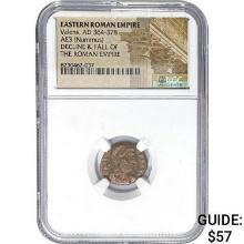 East Roman Valens AD 364-378 AE3 Nummus