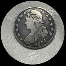 1834 Capped Bust Half Dollar LIGHTLY CIRCULATED