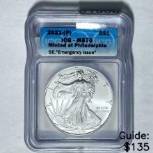 2021-(P) Silver Eagle ICG MS70
