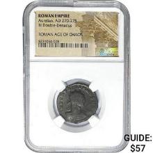 Roman Aurelian AD 270-275 BI DBL Denarius