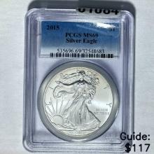 2015 Silver Eagle PCGS MS69