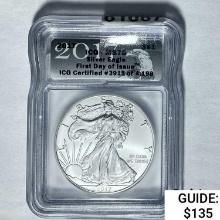 2017 Silver Eagle ICG MS70