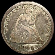 1844 Silver Seated Liberty Quarter LIGHTLY CIRCULATED