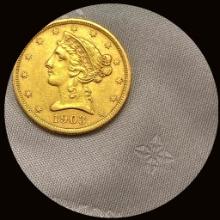 1903-S Gold $5 Half Eagle CHOICE AU