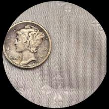 1918-D Silver Mercury Dime LIGHTLY CIRCULATED