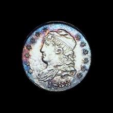 1833 Capped Bust Half Dollar CHOICE AU