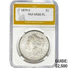 1879-S Morgan Dollar PGA MS66 PL