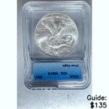 2016 Silver Eagle ICG MS70