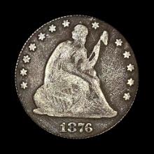 1876 Seated Liberty Quarter LIGHTLY CIRCULATED