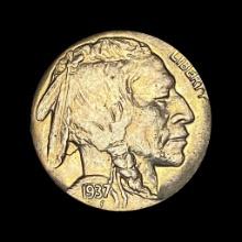 1937-D Buffalo Nickel GEM BU
