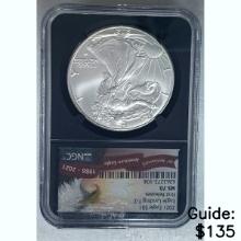2021 Silver Eagle NGC MS 70