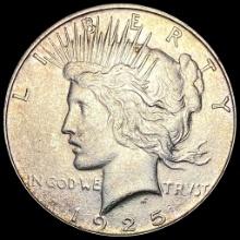 1925 Peace Silver Dollar ABOUT UNCIRCULATED
