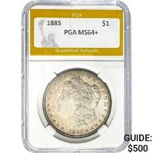 1885 Morgan Silver Dollar PGA MS64+
