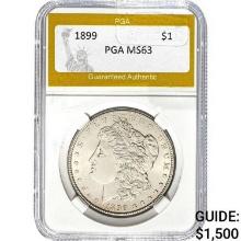 1899 Morgan Silver Dollar PGA MS63