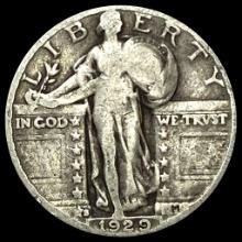 1929 Standing Liberty Silver Quarter LIGHTLY CIRCULATED