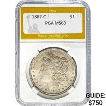 1887-O Morgan Dollar PGA MS63