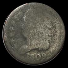 1809 Capped Bust Half Dollar LIGHTLY CIRCULATED