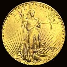 1924 $20 Saint-Gaudens Double Eagle CHOICE BU