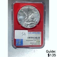2016 Silver Eagle NGC MS70