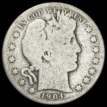 1904-S Barber Half Dollar NICELY CIRCULATED