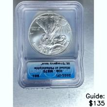 2021-(P) Silver Eagle ICG MS70