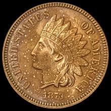 1873 Indian Head Cent CLOSELY UNCIRCULATED