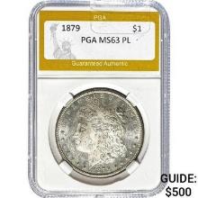 1879-S Morgan Dollar PGA MS63 PL