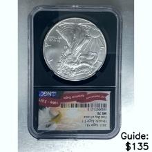2021 Silver Eagle NGC MS70